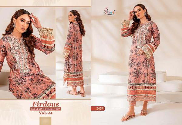 Shree Firdous Exclusive Collection Vol 24  Cotton Pakistani Suits Collection